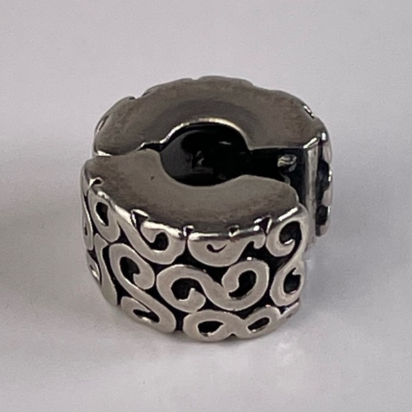 Pandora Swirl Clip Charm Sterling Silver - Picture 4 of 6